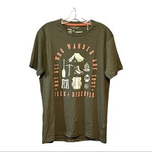 Ricky Singh Cactus Man Green XL Graphic T-Shirt